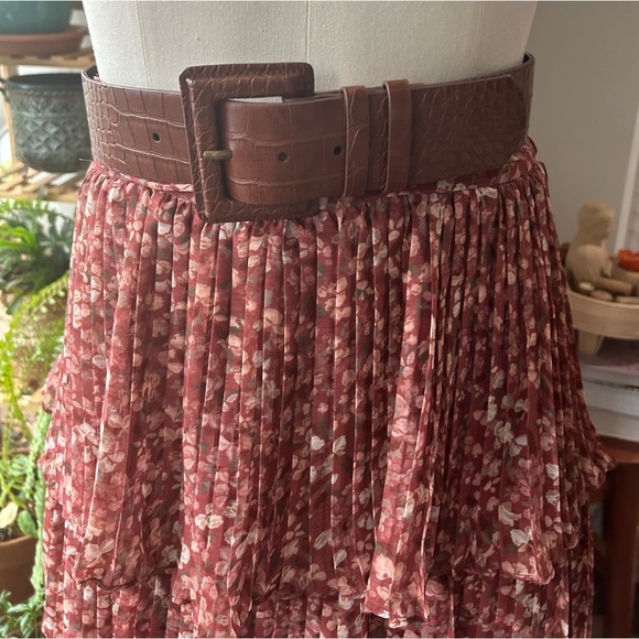 Antonio Melani tiered maxi skirt size 4 - Picture 4 of 8